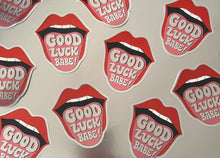 Good Luck, Babe! Sticker (shiny metallic)